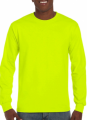 T-shirt longsleeve ultra Gildan 2400 safety green